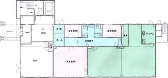 貸テナント 米沢市門東町2丁目 平面図